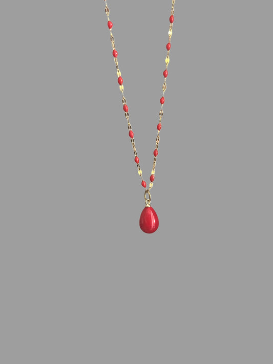 Collier Éclat carmin