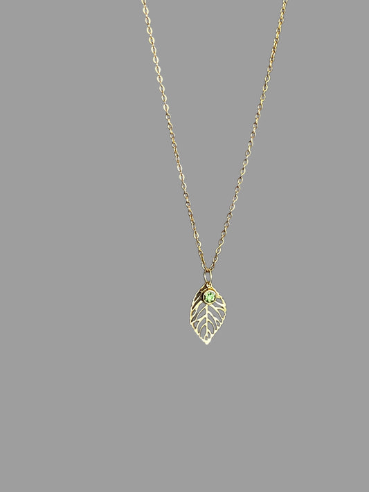 Collier éclat végétal